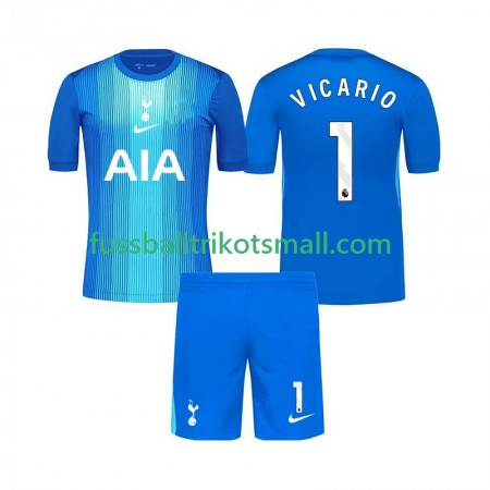 Fußballtrikots Tottenham Hotspur Guglielmo Vicario 1 Torwart Kinder 2025-2026 Kurzarm Auswärts-trikot kaufen